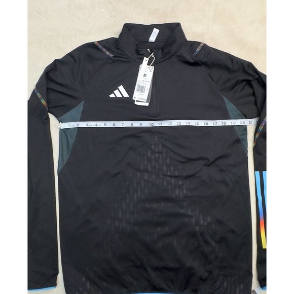 Adidas Men Medium TIRO 23 PRO TOP WC World Cup Soccer Quarter Zip Shirt IB5834 - Picture 12 of 13